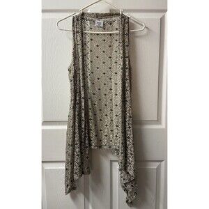 Mad style Kaftan One Size Fits Most Kercheif Black Tan Geometric Lace  Long